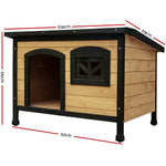 Load image into Gallery viewer, i.Pet Dog Kennel Extra Large Wooden Outdoor Indoor Puppy Pet House Cabin Crate Weatherproof