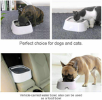 Load image into Gallery viewer, YES4PETS 1 x Medium Pet No Spill Feeder Bowl Dog Cat Puppy slow food Interactive Dish Dispenser