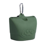 Load image into Gallery viewer, Portable Dog Food Bag Outdoor Walking Travel Feeding Pouch Pet Supplies - Light Green