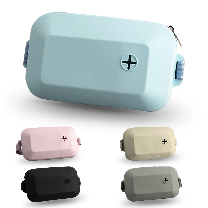Silicone Pet Treat Pouch for Dog Training - Portable Waist Bag with Waste Bag Holder