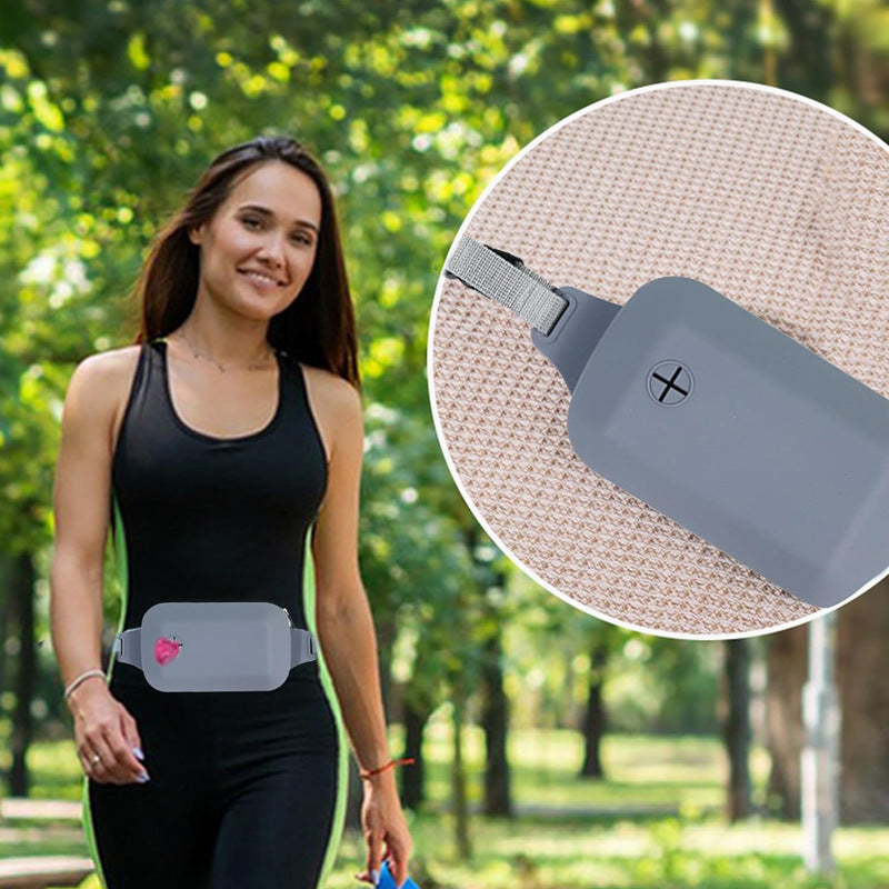 Silicone Pet Treat Pouch for Dog Training - Portable Waist Bag with Waste Bag Holder