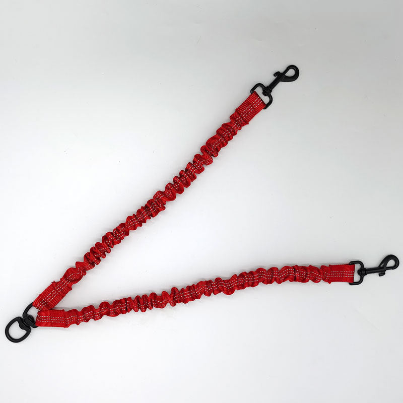 Pet Double-Ended Rope + 1.5M Leash - Easy to walk two dogs, tangle-free design