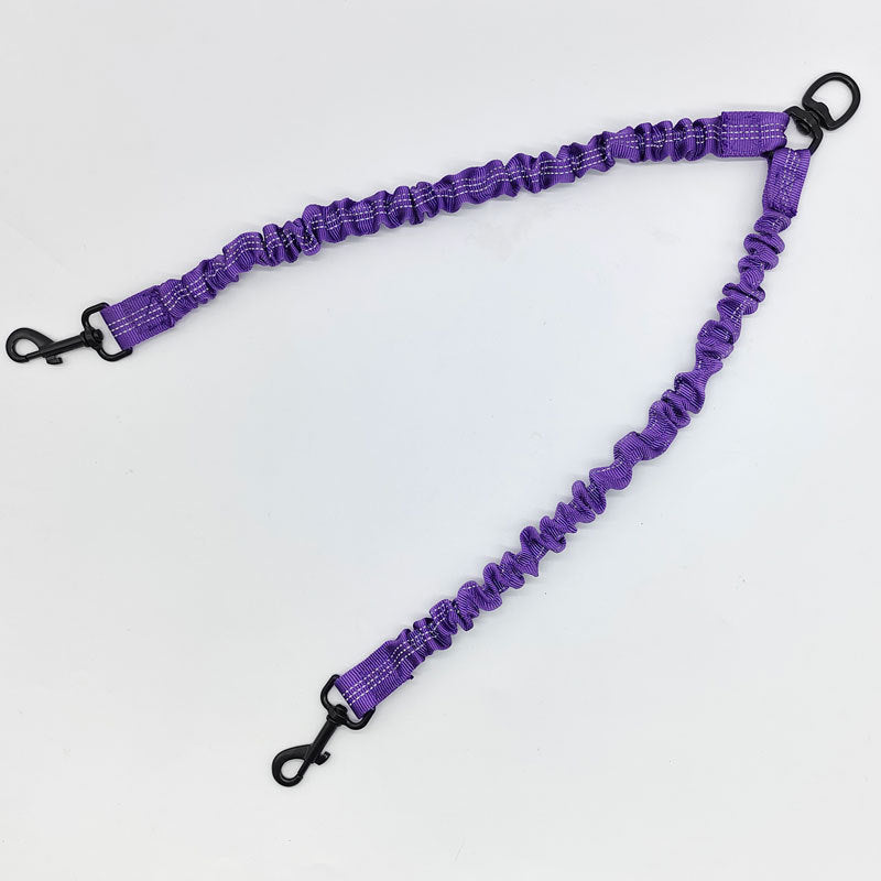 Pet Double-Ended Rope + 1.5M Leash - Easy to walk two dogs, tangle-free design