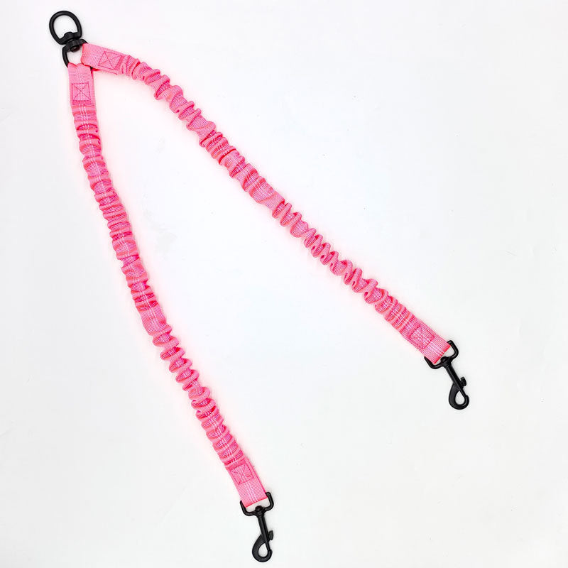 Pet Double-Ended Rope + 1.5M Leash - Easy to walk two dogs, tangle-free design