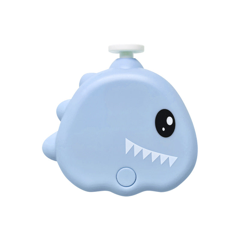 Cute Dinosaur Electric Pet Nail Grinder - 3-Speed, Low Noise, USB-C for Dogs & Cats