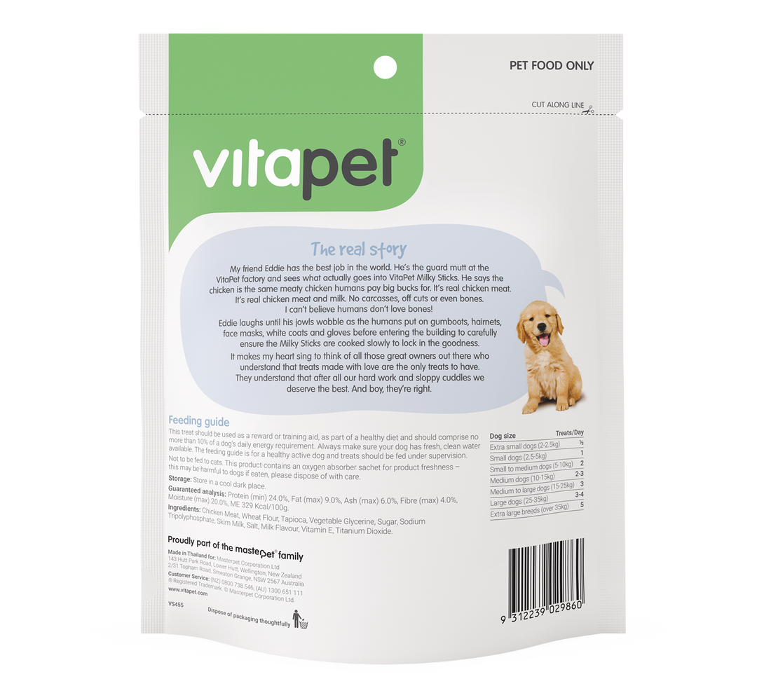 Vitapet Milky Sticks 400g