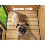 Load image into Gallery viewer, i.Pet Dog Kennel Extra Large Wooden Outdoor Indoor Puppy Pet House Cabin Crate Weatherproof
