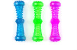 Load image into Gallery viewer, YES4PETS 3 Piece Assorted Colour Puppy Squeaky Toy Fetch Stick with Squeak - 18cm
