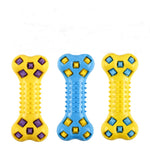 Load image into Gallery viewer, YES4PETS 3 x Large Dog Puppy Rubber Spike Fetch Stick Bone Dental Hygiene Chew Play Toy
