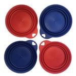 Load image into Gallery viewer, YES4PETS 4 x Pet Portable Folding Bowl Dog Cat Food Feeding Water Feeder Collapsable Travel
