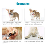 Load image into Gallery viewer, YES4PETS Electric Pet Dog Cat Quiet Nail Grinder Clipper Cutter Trimmer Grooming Care
