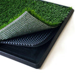 Load image into Gallery viewer, YES4PETS XL Indoor Dog Puppy Toilet Grass Training Mat Loo Pad Potty 76 X 51 cm
