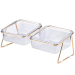 Load image into Gallery viewer, Pet Dog Cat Puppy Food Water Bowls Feeding Dishes 2 Large Bowl Dishwasher Safe
