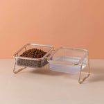 Load image into Gallery viewer, Pet Dog Cat Puppy Food Water Bowls Feeding Dishes 2 Large Bowl Dishwasher Safe
