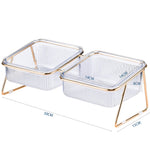 Load image into Gallery viewer, Pet Dog Cat Puppy Food Water Bowls Feeding Dishes 2 Large Bowl Dishwasher Safe
