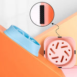 Load image into Gallery viewer, Dog-Bowl Dishes Slow-Feeder Large Pet-Eat Dogs Food-Nonslip Interactive - Pink