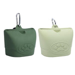 Load image into Gallery viewer, Portable Dog Food Bag Outdoor Walking Travel Feeding Pouch Pet Supplies - Light Green