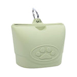 Load image into Gallery viewer, Portable Dog Food Bag Outdoor Walking Travel Feeding Pouch Pet Supplies - Light Green