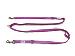 Load image into Gallery viewer, Multi Dog Lead - Nylon w/Reflective Stitching - Double Clip ,Coupler, Waist Belt, Short/Long, Quicktie - Moondidley Pets
