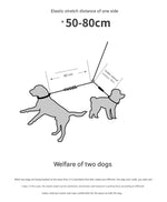 Load image into Gallery viewer, Pet Double-Ended Rope + 1.5M Leash - Easy to walk two dogs, tangle-free design
